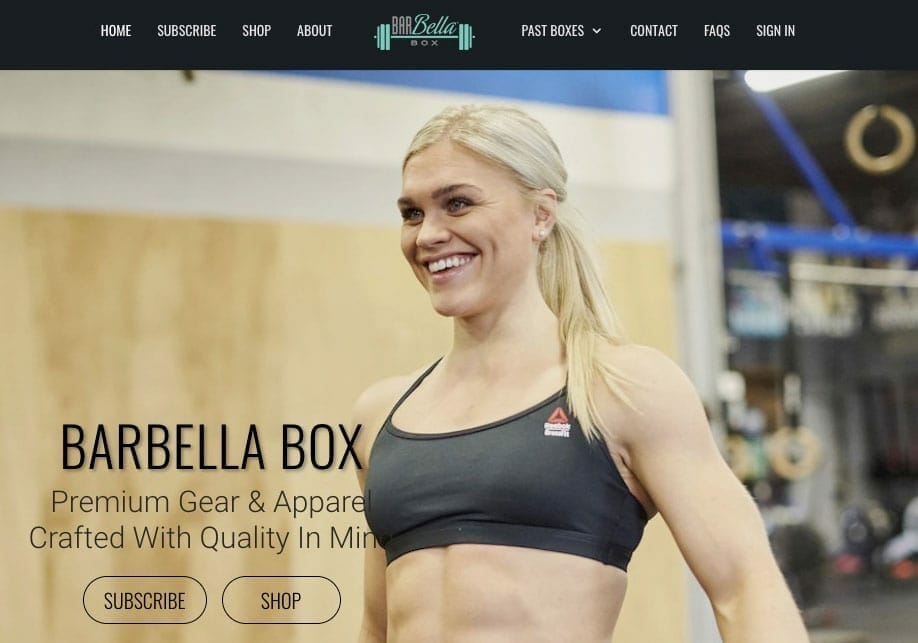 barbellabox crossfit subscription gift box