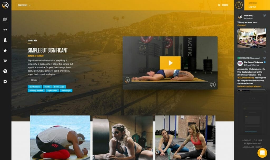 ROMWOD.com website