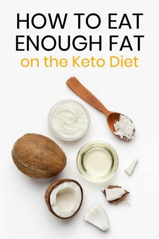 how to get enough fats on the keto diet