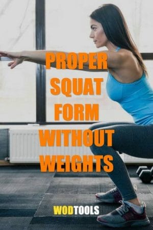 squat without weights
