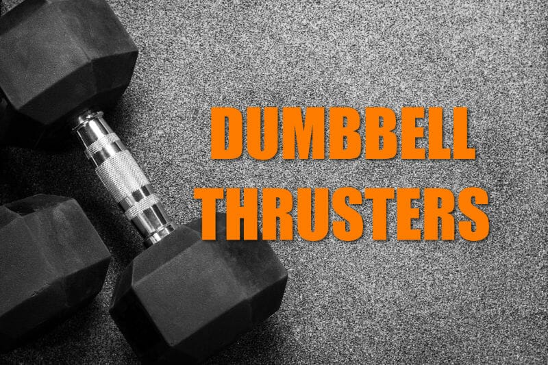 Single Arm Dumbbell Thrusters
