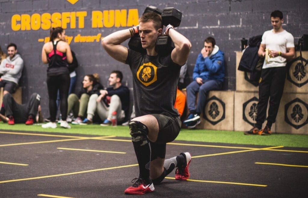 Crossfit Knee Sleeves Lunge