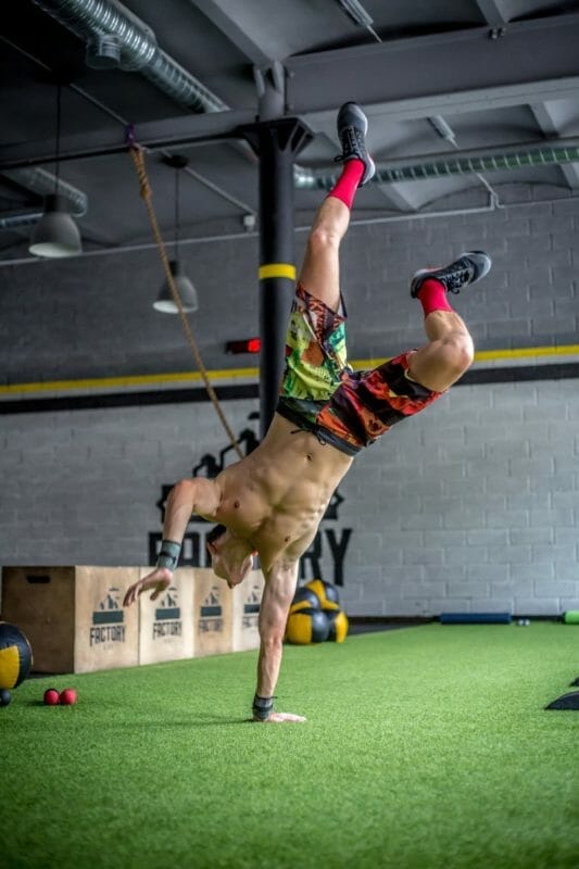 Handstands Muscle Strength Training Crossfit Box