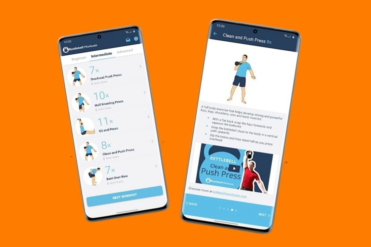 Kettlebell Workout Assistant Screenshots