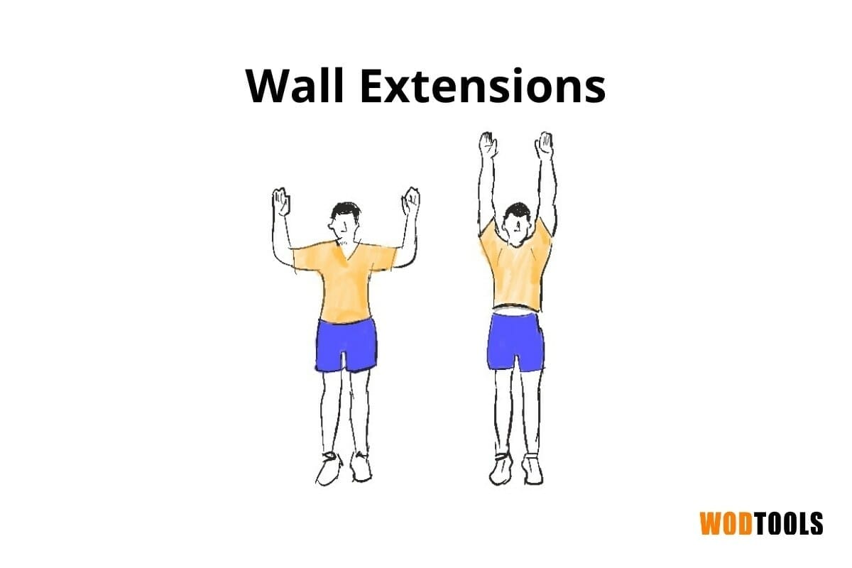 wall extensions mobility exercise