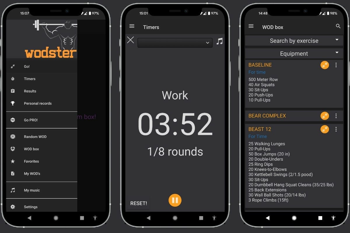 wodster android phone app for crossfit